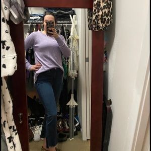 Mother Insider Cropped Step Fray Hem